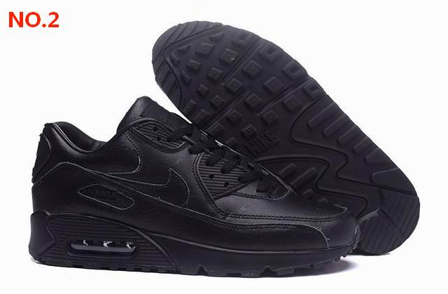 Nike Air Max 90 Mens Shoes Black No.2;